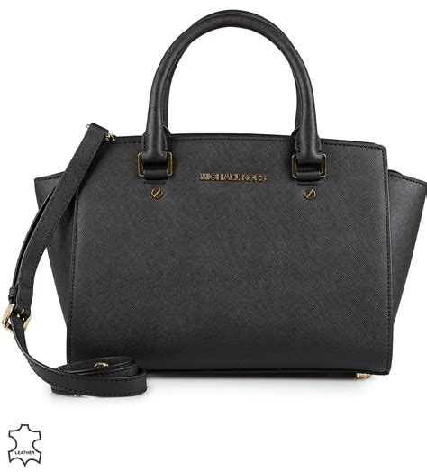 sac michael kors selma noir et blanc|Michael Kors.